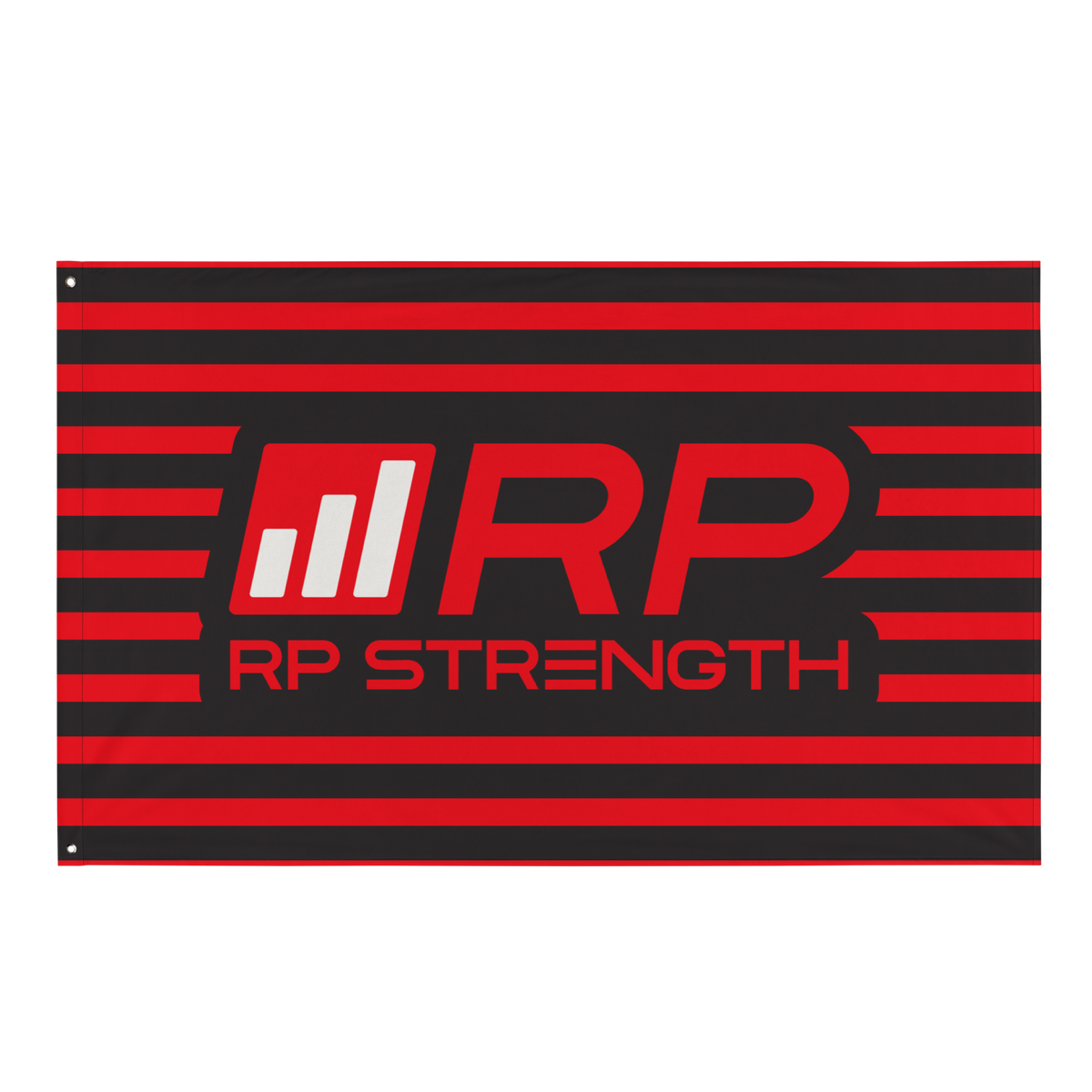RP Strength Striped Flag - front