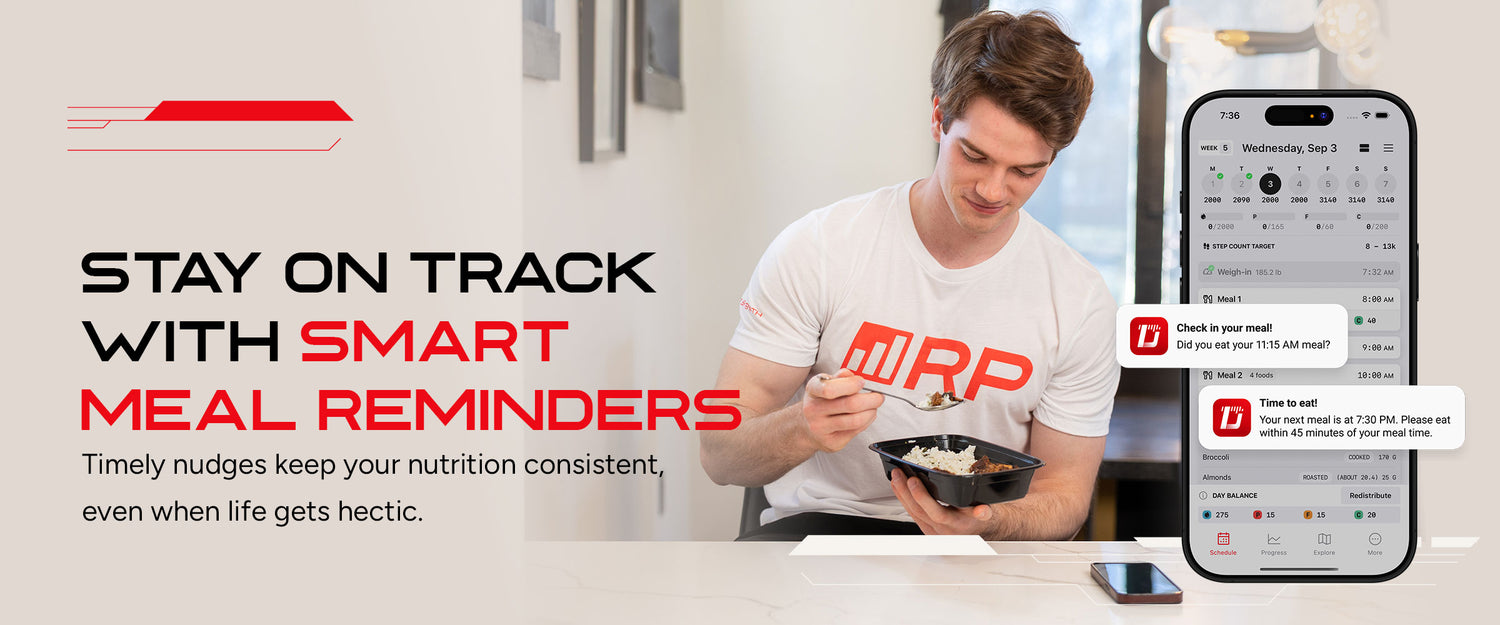 Stay on track with smart meal reminders