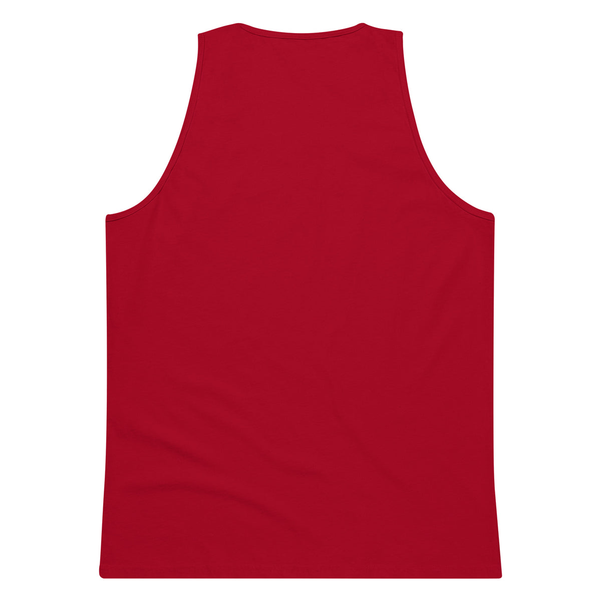 RP STRENGTH Mini Logo Tank Top in Red - back