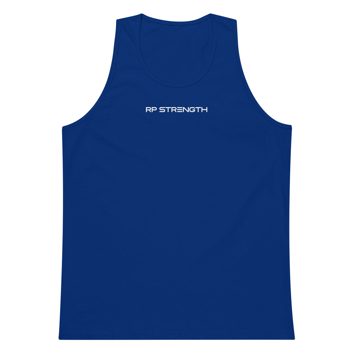 RP STRENGTH Mini Logo Tank Top in Team Royal - front