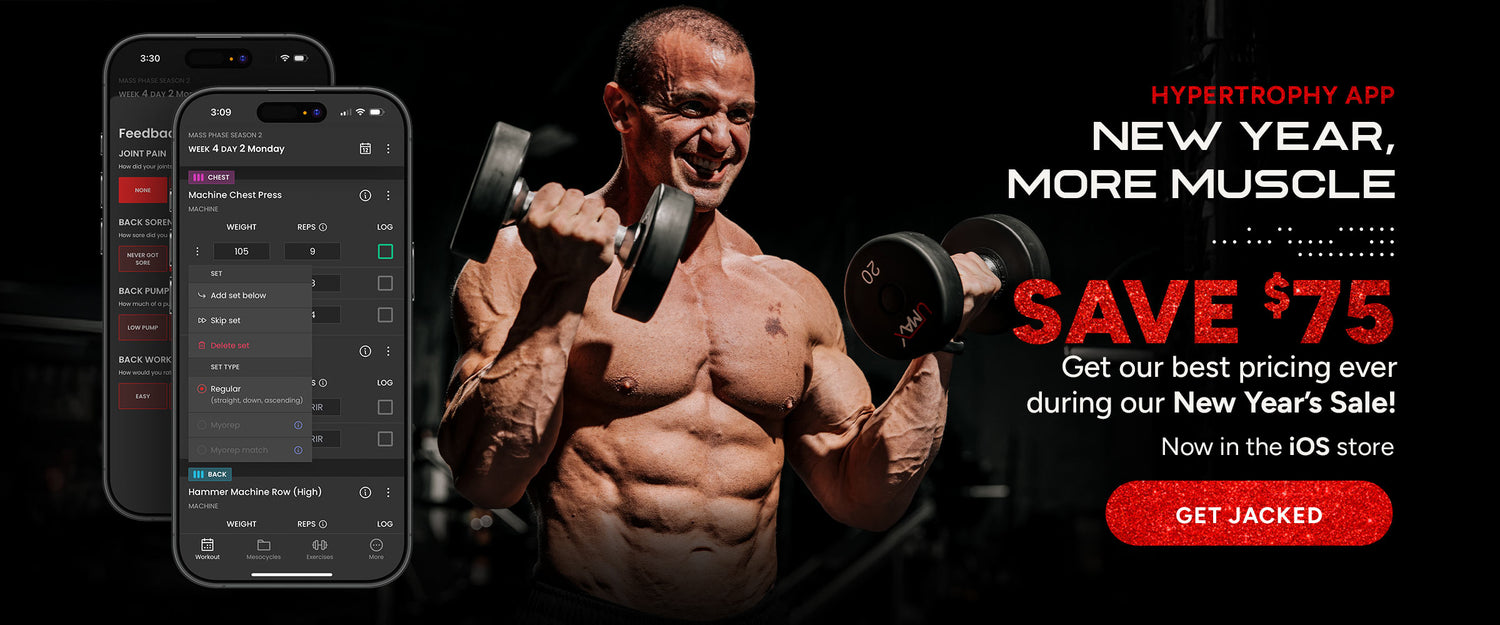 Save $75 on the RP Hypertrophy App