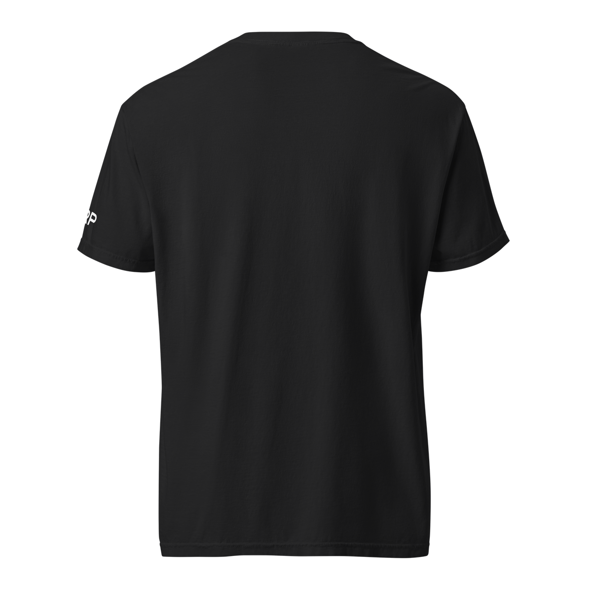RPSTRENGTH Varsity Heavyweight Tee in Black - back